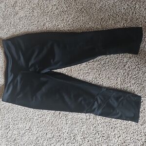 Zella Black Athletic Leggings with Mesh Detail